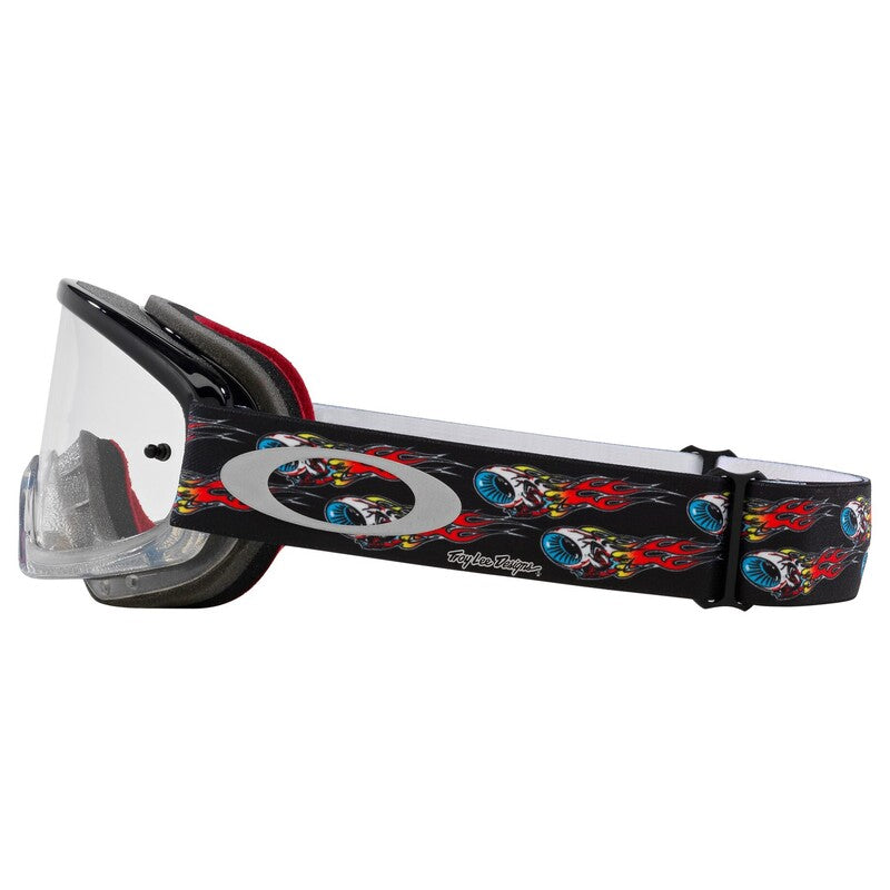 OAKLEY XS O-Frame 2.0 PRO MX Brille - Troy Lee Designs Series EYEBALLS schwarz Clear
