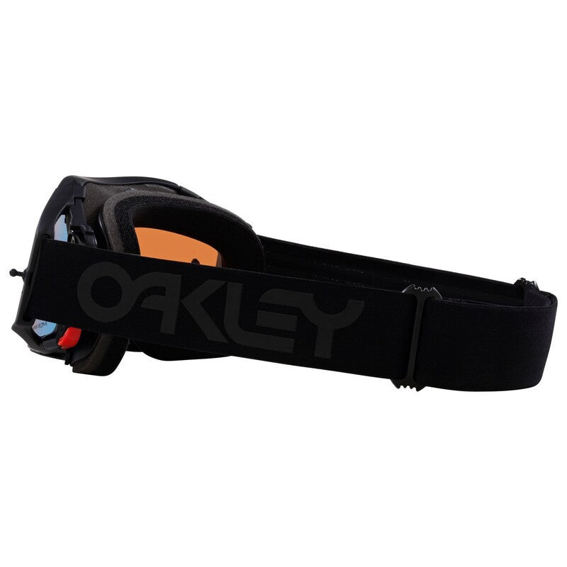 OAKLEY Airbrake MX Brille in Schwarz mit Prizm MX Sapphire Gläsern, strapazierfähiges Sport-Design für Motocross.