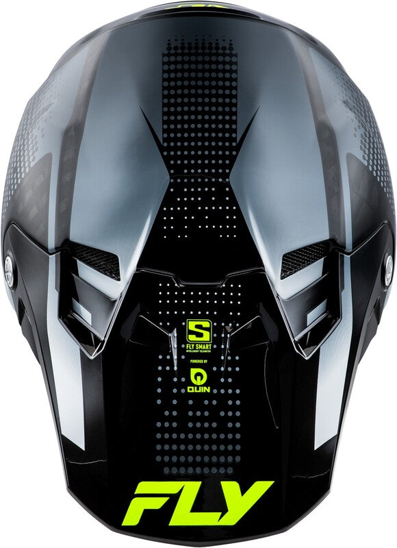 Fly Racing Formula S Carbon Protocol Helm Schwarz Carbongrauhi Vis
