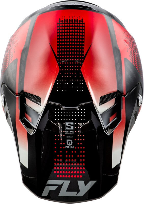 Fly Racing Formula S Carbon Protocol Helm Schwarz Carbonrot