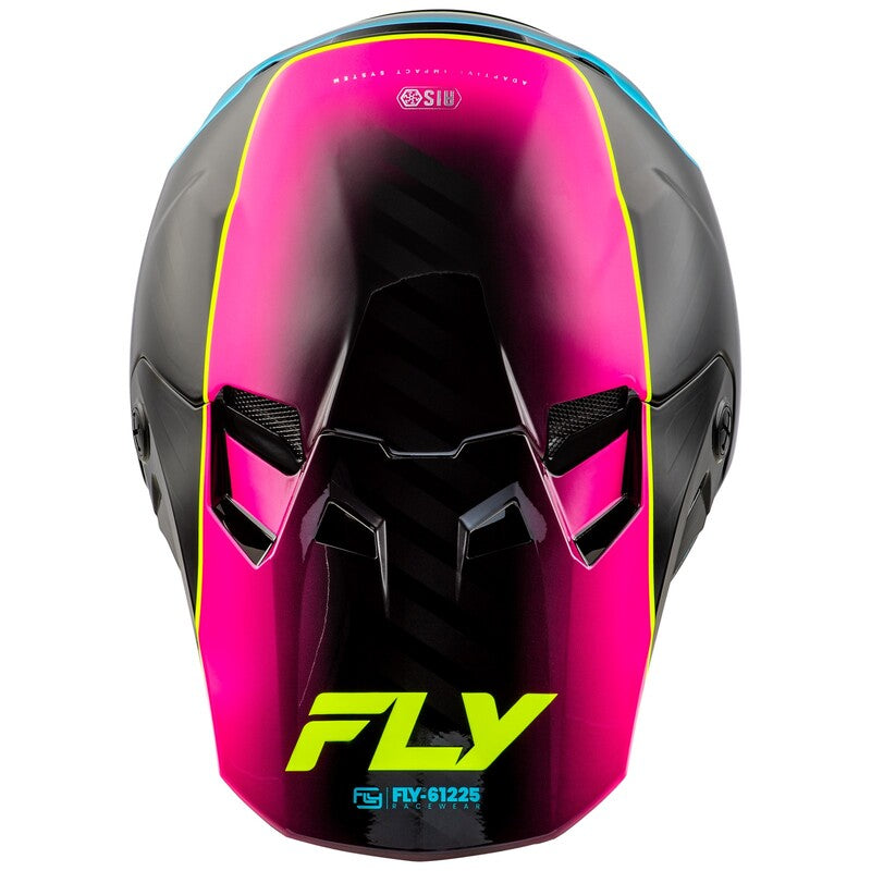 Fly Racing Formula Cc Le Underglow Helm Graupinkblau