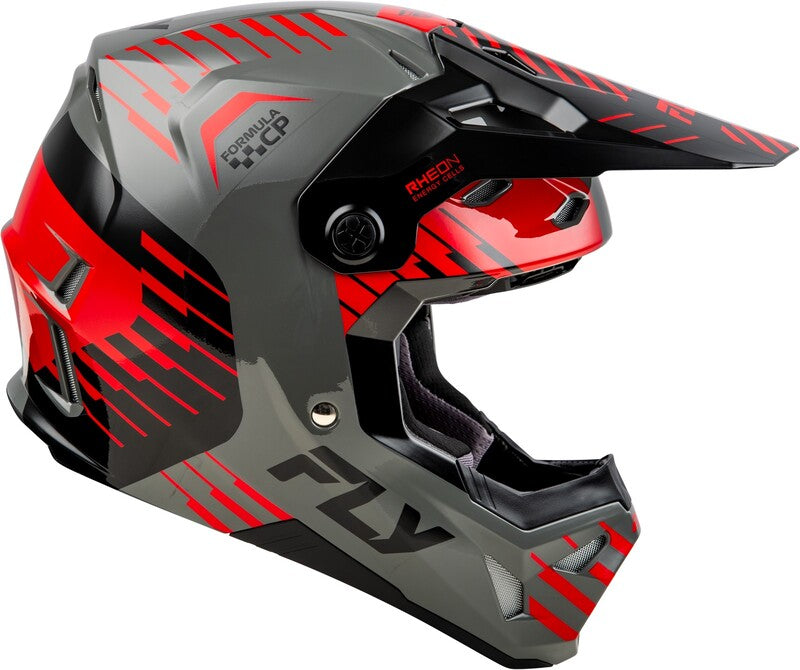 Fly Racing Formula Cp Slice Helm Graurotschwarz