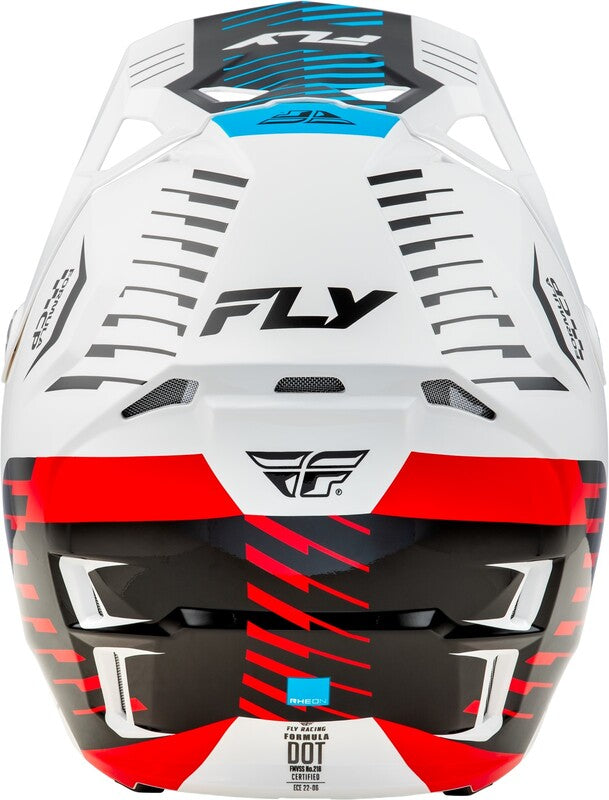 Fly Racing Formula Cp Slice Helm Weissrotcyan