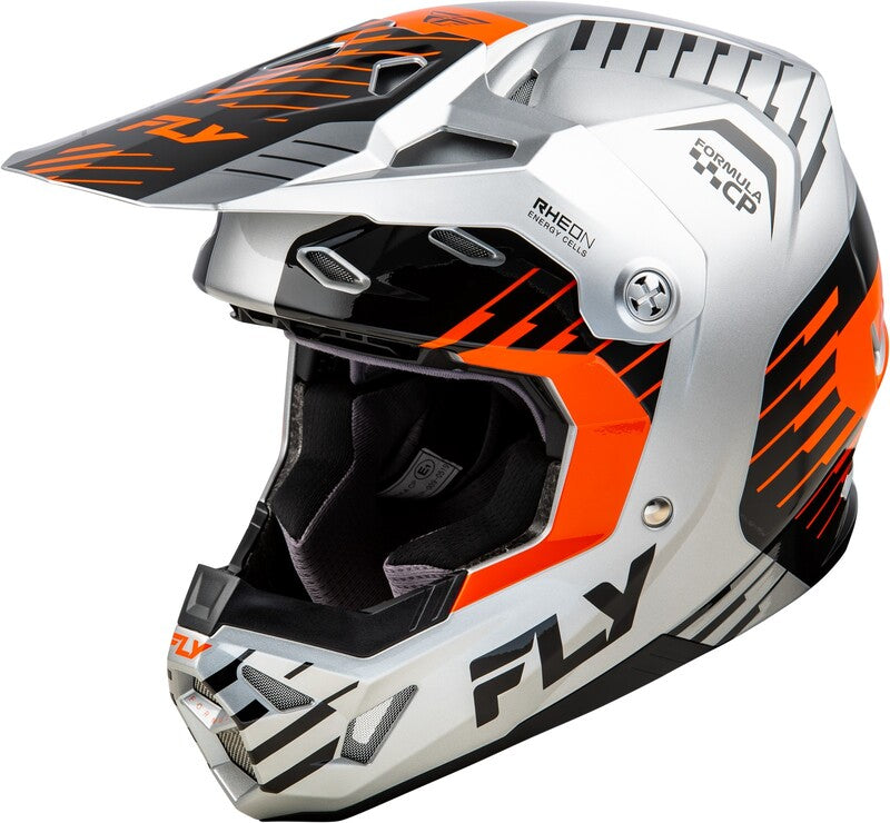 Fly Racing Formula Cp Slice Helm Grauorangeschwarz