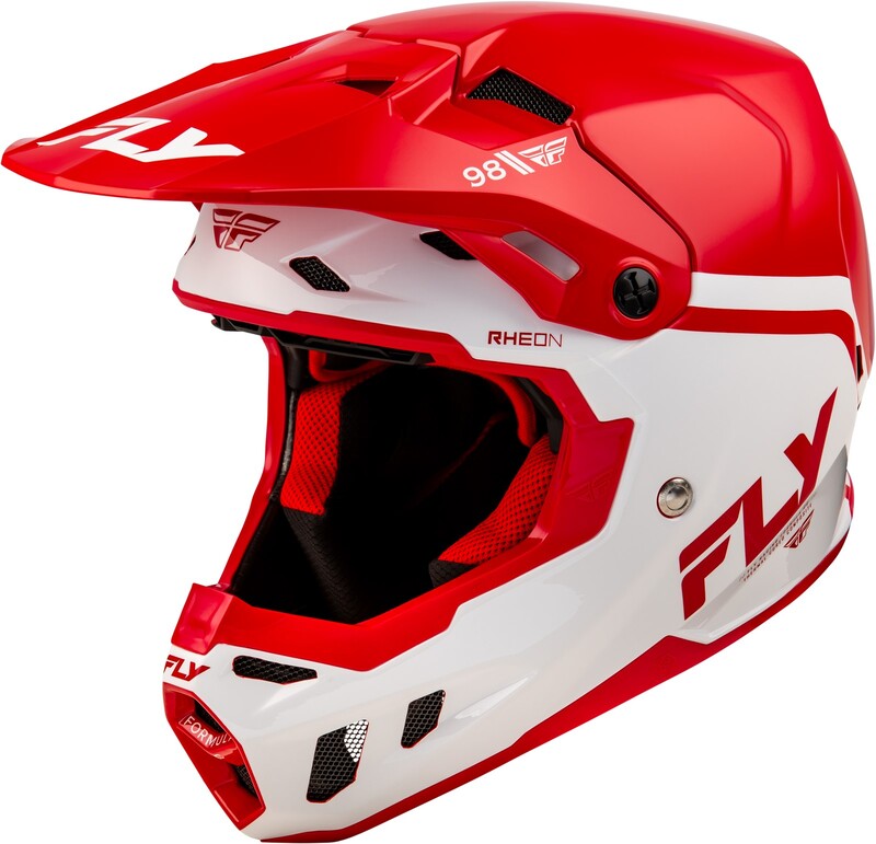 Fly Racing Formula Cc Objective Helm Rotweiss