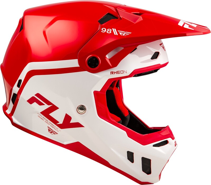 Fly Racing Formula Cc Objective Helm Rotweiss