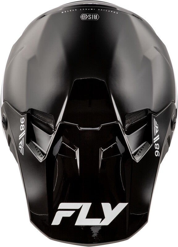 Fly Racing Formula Cc Objective Helm Schwarzweiss