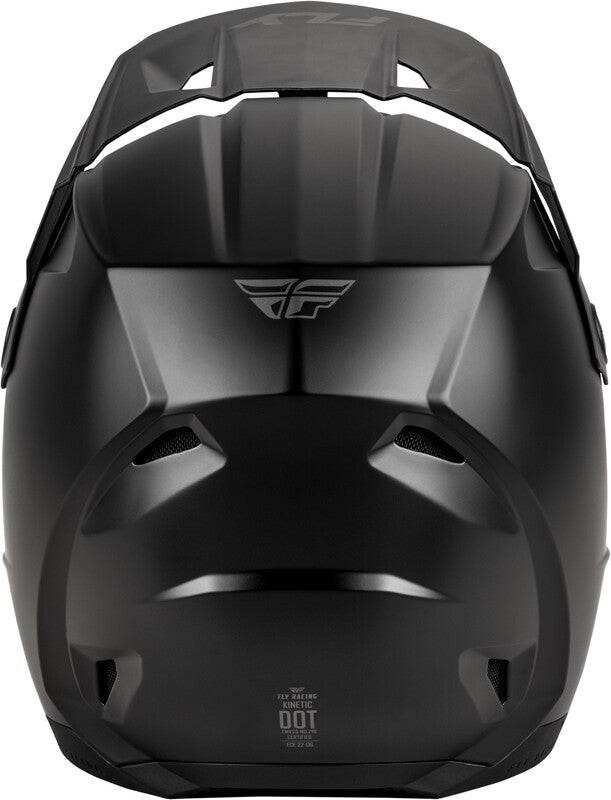 Fly Racing Kinetic Solid Helm Mattschwarz