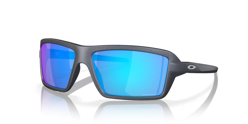 OAKLEY Cables Sonnenbrille blau Steel - Prizm Sapphire Gläser