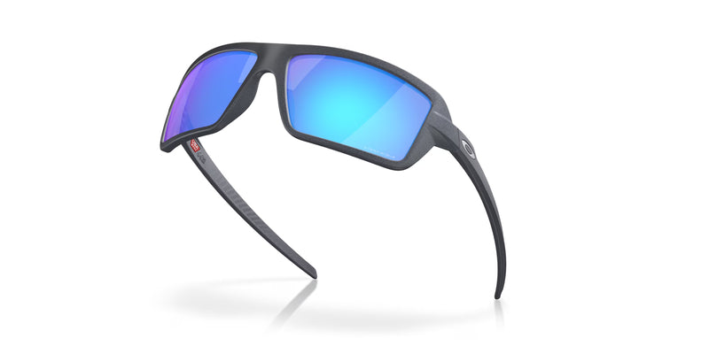 OAKLEY Cables Sonnenbrille blau Steel - Prizm Sapphire Gläser