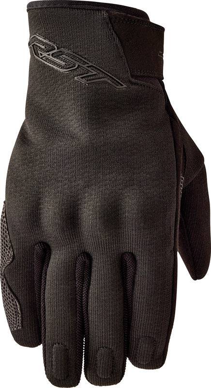 RST K-Sport CE Motorradhandschuhe in mattem Schwarz mit robustem Design und Schutz für motorsportliche Sicherheit.
