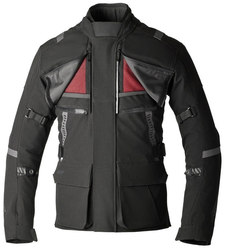 RST Pro Series Vulcan CE Textil-Motorradjacke - Schwarz-Schwarz
