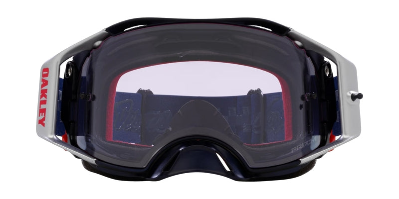 OAKLEY Airbrake MX-Brille mit TLD RWB Stars Prizm-Linse für wenig Licht, sportliche Brille für Motocross, sichtbare Details in der Abbildung