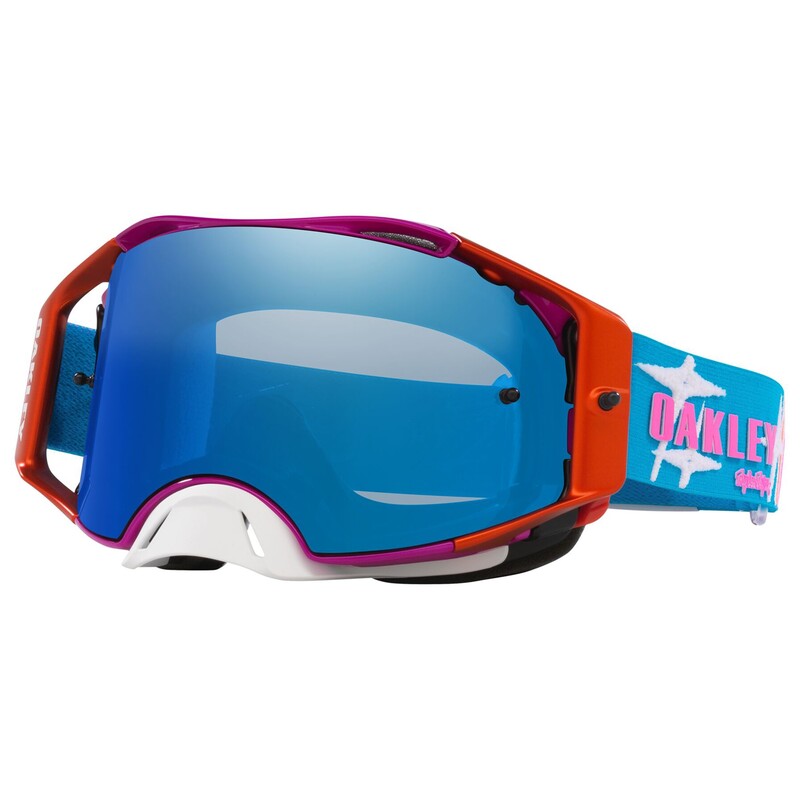 OAKLEY Airbrake MX Brille - TLD Speed Stars schwarz Ice Iridium Linse