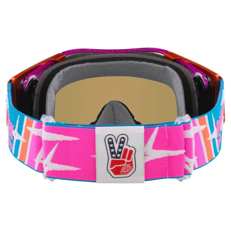 OAKLEY Airbrake MX Brille - TLD Speed Stars schwarz Ice Iridium Linse