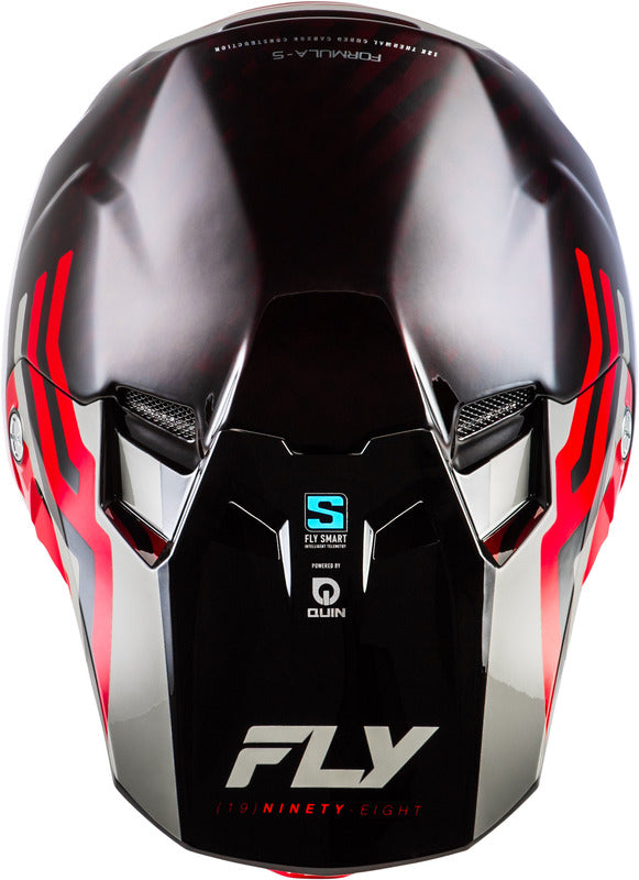 Fly Racing Formula S Carbon Byte Helm Rot Carbongrau