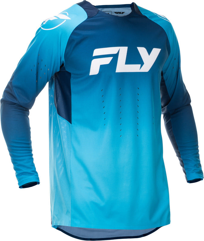 Fly Racing Evolution Dst Jersey Blau Weiss