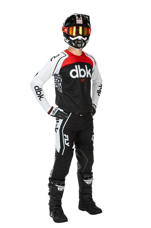 Fly Racing Evolution Dst Dbk Special Edition Hose Schwarz Silber
