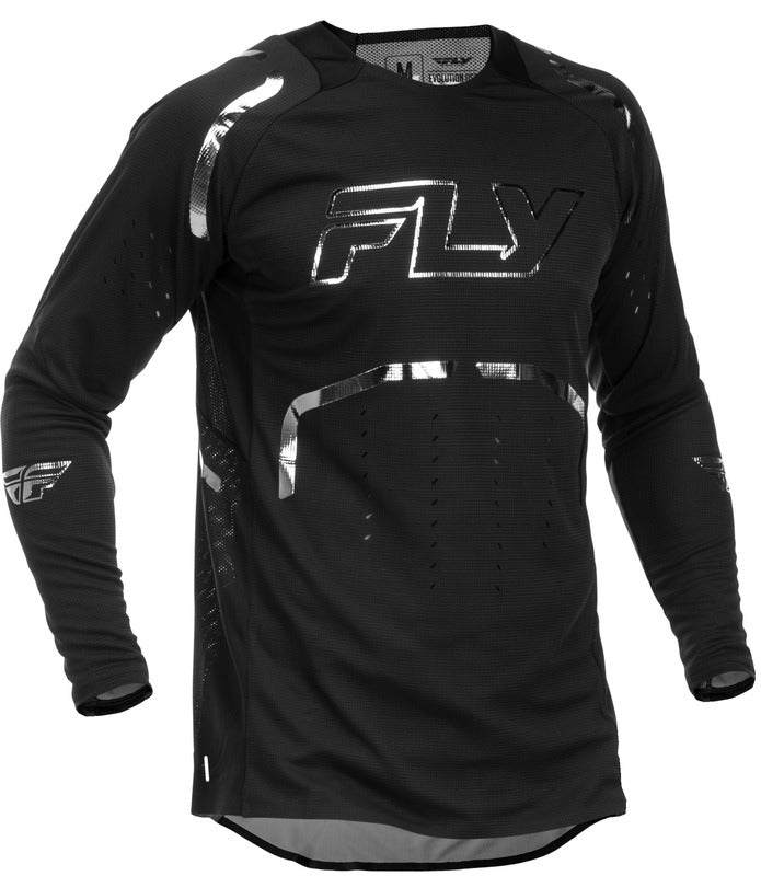 Fly Racing Evolution Dst Spark Special Edition Jersey Schwarz Silber