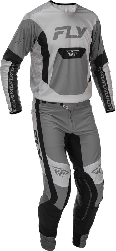 Fly Racing Lite Jersey Grau Schwarz