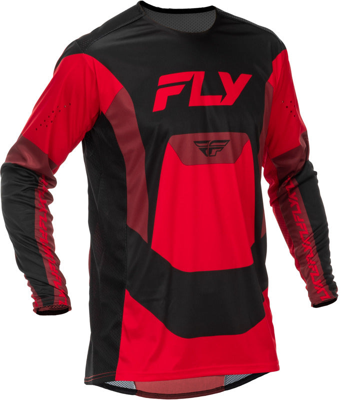 Fly Racing Lite Jersey Rot Schwarz