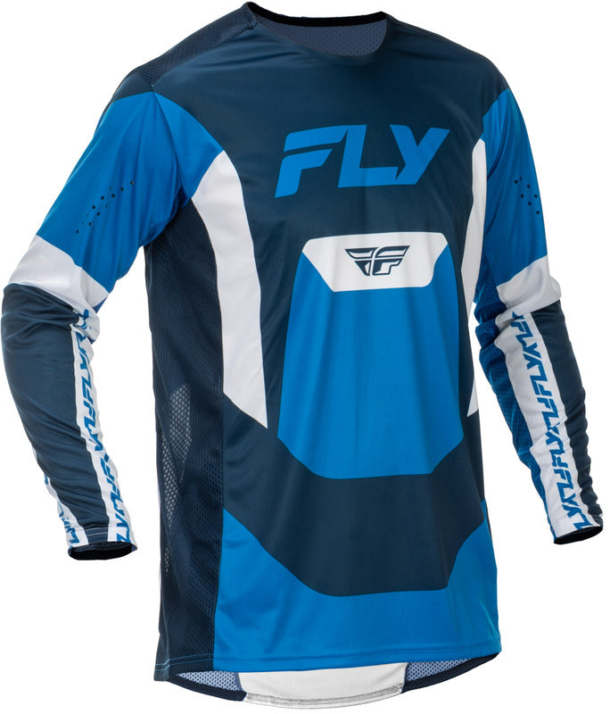Fly Racing Lite Jersey Blau Weiss