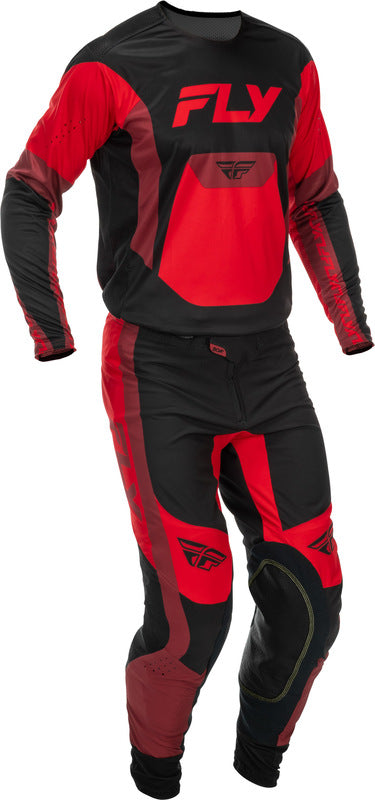 Fly Racing Lite Hose Schwarz Rot