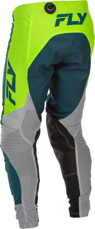 Fly Racing Lite Hose Grau Lime Teal