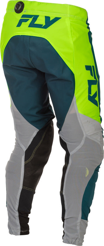 Fly Racing Lite Hose Grau Lime Teal