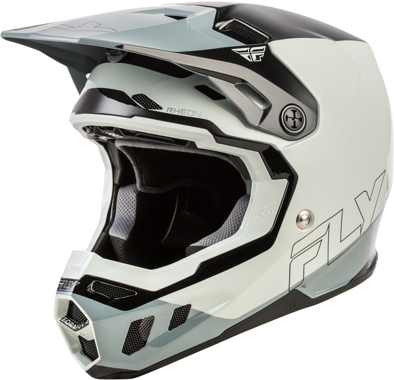 Fly Racing Formula Cc Glide Helm Grauschwarz