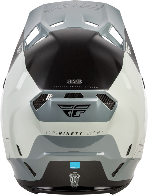 Fly Racing Formula Cc Glide Helm Grauschwarz