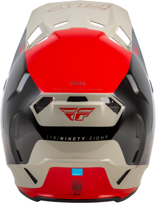 Fly Racing Formula Cc Glide Helm Schwarzrotgrau