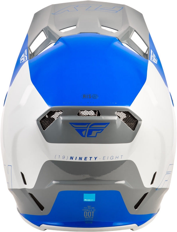 Fly Racing Formula Cc Glide Helm Blaugrau