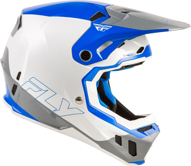 Fly Racing Formula Cc Glide Helm Blaugrau