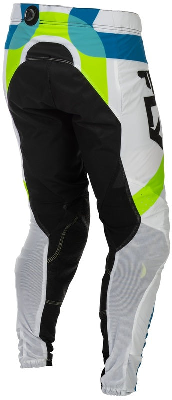 Fly Racing Lite Current L E Hose Weiss Lime Blau