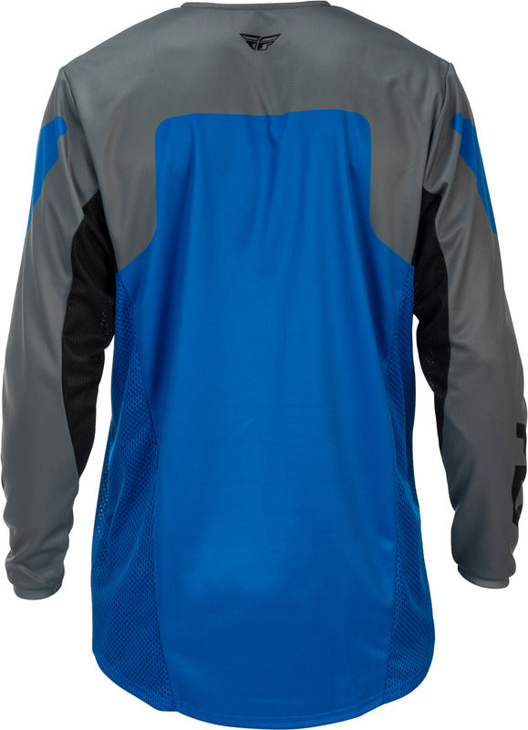 Fly Racing Kinetic Jersey Blau Grau Schwarz