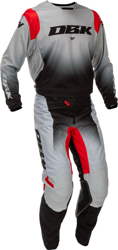 Fly Racing Kinetic Dbk Hose Grau Schwarz Rot