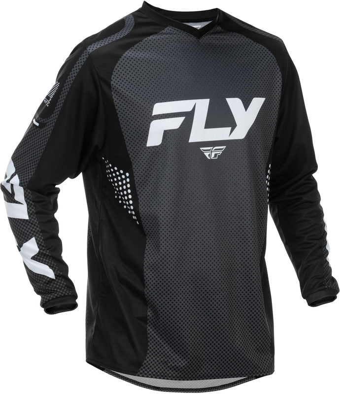 Fly Racing F 16 Jersey Schwarz Weiss
