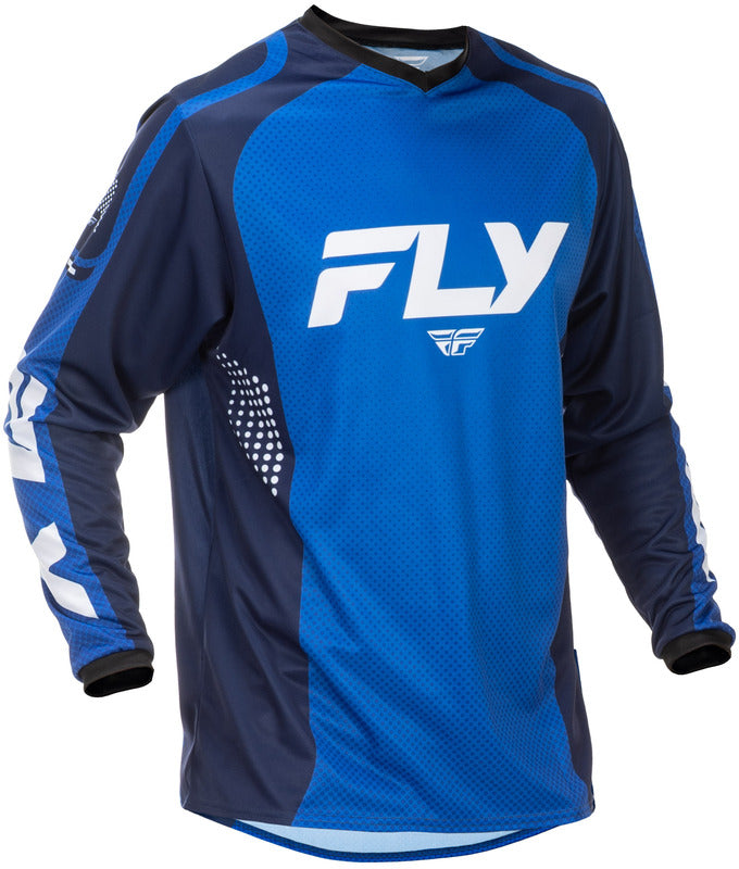 Fly Racing F 16 Jersey Blau Dunkelblau Weiss