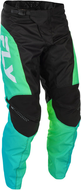 Fly Racing F 16 Hose Aqua Schwarz Weiss