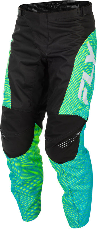 Fly Racing F 16 Hose Aqua Schwarz Weiss
