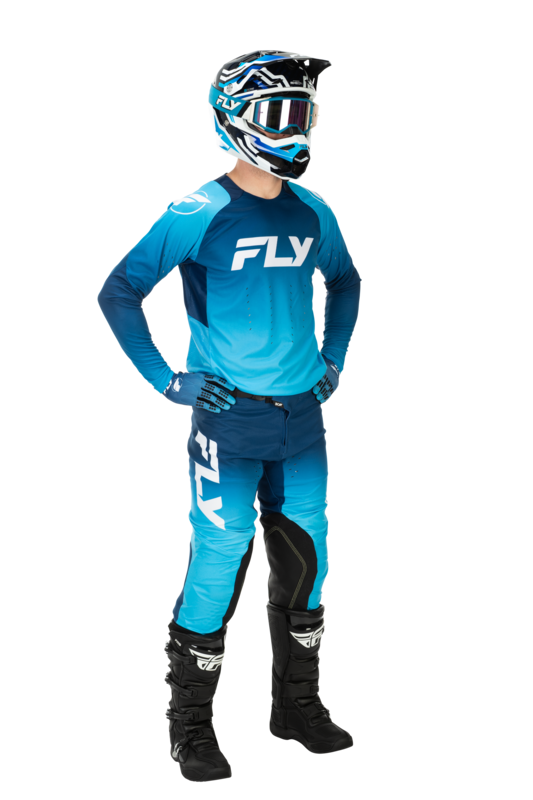 Fly Racing Evolution Dst Handschuhe Blau Weiss