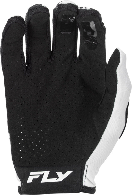 Fly Racing Lite Warp Special Edition Handschuhe Weiss Blau Rosa