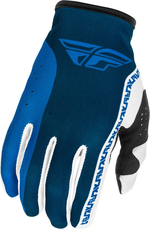 Fly Racing Lite Handschuhe Blau Weiss
