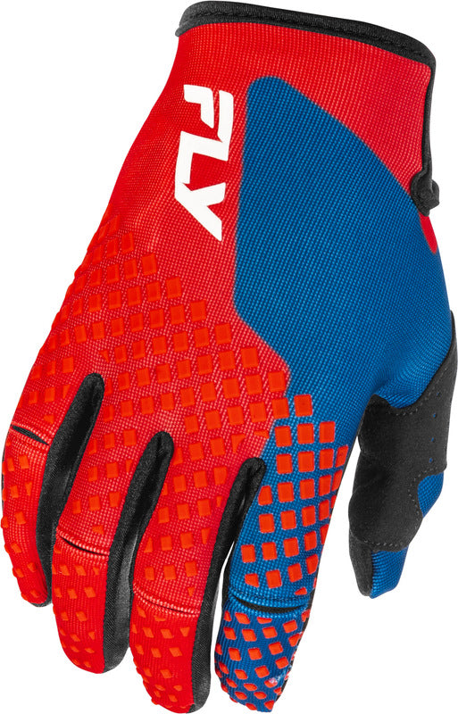 Fly Racing Kinetic Handschuhe Rot Weiss Blau