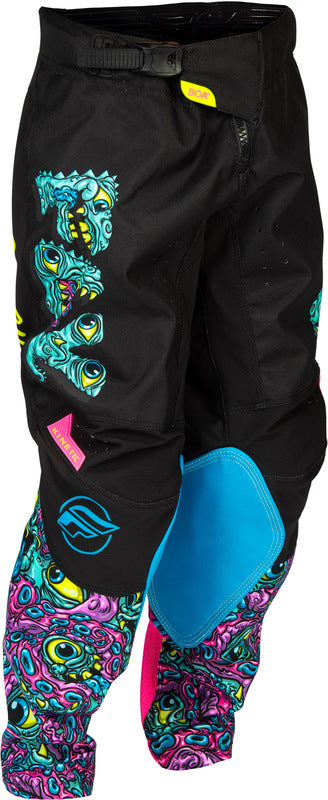 Fly Racing Kinetic Mutant Jugendhose Schwarz Multi