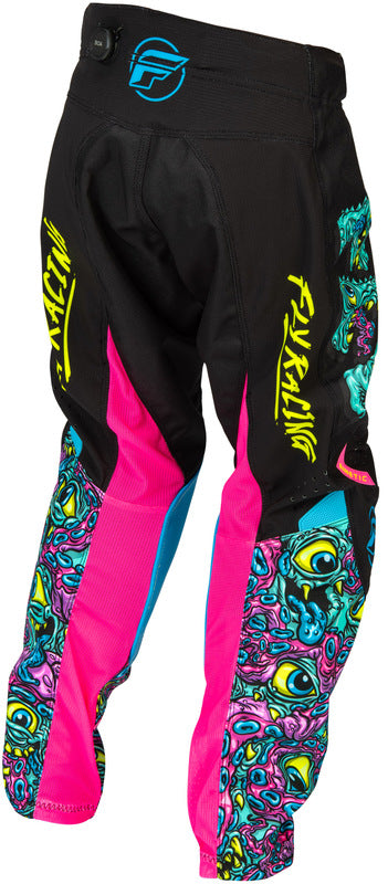 Fly Racing Kinetic Mutant Jugendhose Schwarz Multi