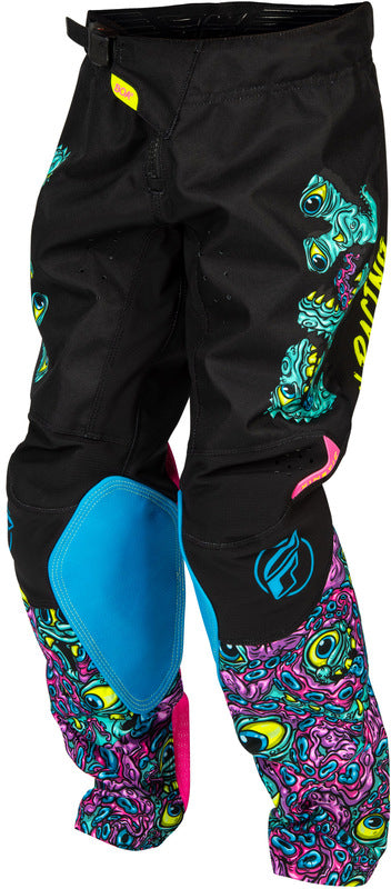 Fly Racing Kinetic Mutant Jugendhose Schwarz Multi