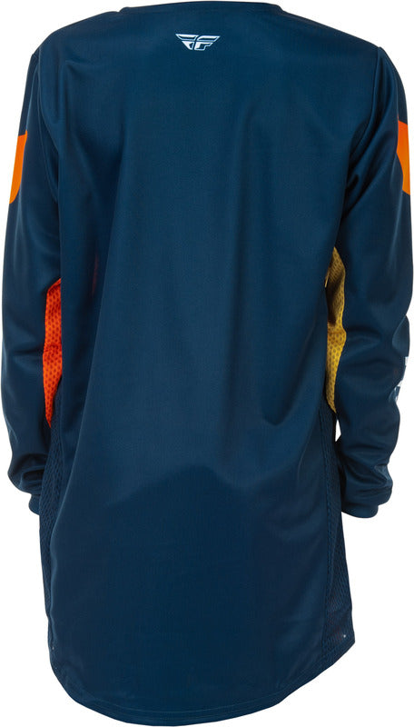 Fly Racing Kinetic Youth Jersey Navy Orange