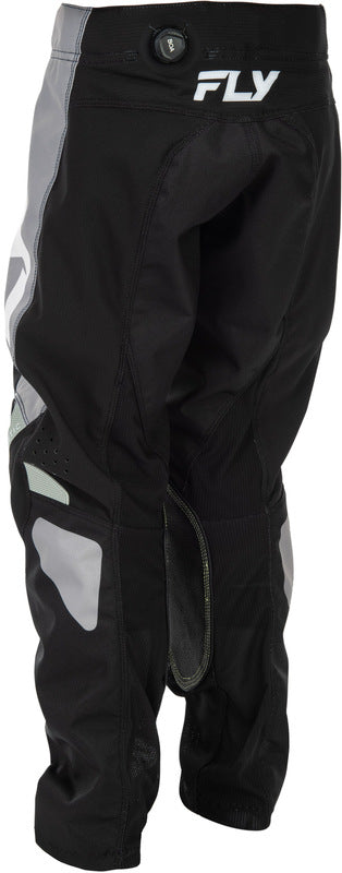 Fly Racing Kinetic Jugendhose Schwarz Grau